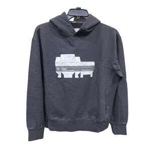 C2H4 Chemist Creations Hoodie Graphic Print Sweatshirt Mens Small Heavyweight